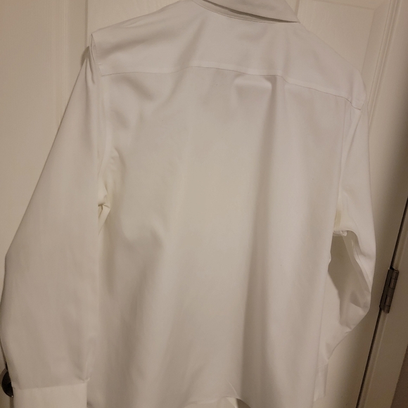 Pre-loved Jones New York white button down,Gap houndstooth ankle length pants. - Picture 3 of 12